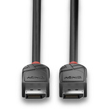 Lindy Cable DisplayPort 1.2, Black Line negro