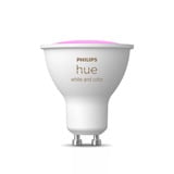 Philips Hue GU10 Iluminación inteligente, Lámpara LED Philips Hue White and Color ambiance GU10, Punto de iluminación inteligente, Blanco, LED, GU10, GU10, Blanco frío, Multi, Blanco cálido