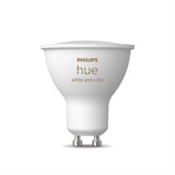 Philips Hue GU10 Iluminación inteligente, Lámpara LED Philips Hue White and Color ambiance GU10, Punto de iluminación inteligente, Blanco, LED, GU10, GU10, Blanco frío, Multi, Blanco cálido