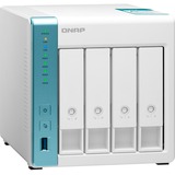 QNAP TS-431K servidor de almacenamiento NAS Torre Ethernet Blanco Alpine AL-214 NAS, Torre, Annapurna Labs, Alpine AL-214, Blanco