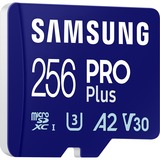 SAMSUNG PRO Plus 256 GB microSDXC (2023), Tarjeta de memoria azul