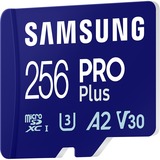 SAMSUNG PRO Plus 256 GB microSDXC (2023), Tarjeta de memoria azul