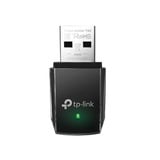 TP-Link Archer T3U WLAN 867 Mbit/s, Adaptador Wi-Fi negro, Alámbrico, USB, WLAN, Wi-Fi 5 (802.11ac), 867 Mbit/s, Negro