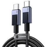 UGREEN 45067 cable USB 1 m USB C 240 W Negro, Gris negro/Gris, 1 m, USB C, USB C, Negro, Gris