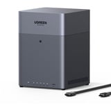 UGREEN DH4300 Plus NAS Mini Tower 8 GB LPPDDR4X UGOS Pro Gris negro, NAS, Mini Tower, 8 GB, LPPDDR4X, UGOS Pro, Gris
