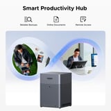 UGREEN DH4300 Plus NAS Mini Tower 8 GB LPPDDR4X UGOS Pro Gris negro, NAS, Mini Tower, 8 GB, LPPDDR4X, UGOS Pro, Gris