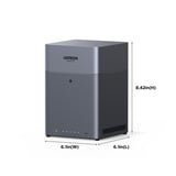 UGREEN DH4300 Plus NAS Mini Tower 8 GB LPPDDR4X UGOS Pro Gris negro, NAS, Mini Tower, 8 GB, LPPDDR4X, UGOS Pro, Gris