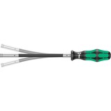 Wera 393 S Sencillo, Destornillador negro/Verde, Negro / Azul