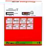 fischer EasyHook Lazo DuoPower 6x30, Pasador blanco