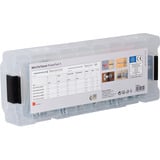 fischer Mini FixTainer PowerFast II - BC, Juego de tornillos plateado