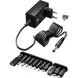 goobay Fuente de alimentación universal 3 - 12V, 27 Watt negro