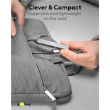 goobay Slim 4-Port USB-Hub, USB-A a USB-C/USB-A, USB 3.2 Gen 1, Hub USB gris