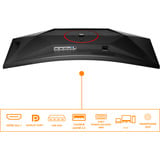 AOC CU34G4ZCA, Monitor de gaming negro