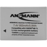 Ansmann A-Can NB 7L Ión de litio 900 mAh, Batería para cámara 900 mAh, 7,4 V, Ión de litio, Minorista