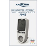 Ansmann Medidor de consumo de energía / potencia APM2, Instrumento de medición blanco