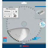 Bosch 2 608 837 776 hoja de sierra circular 21,6 cm 1 pieza(s) Aluminio, 21,6 cm, 3 cm, 1,6 mm, 7000 RPM, 2,2 mm