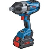 Bosch GDS 18V-1050 H 1750 RPM Negro, Azul, Tornillo de percusión azul/Negro, Destornillador de impacto, Mango de pistola, 3/4", Negro, Azul, Sin escobillas, 1750 RPM