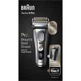 Braun Series 9 Pro 81744531 afeitadora Máquina de afeitar de láminas Recortadora Plata plateado, Máquina de afeitar de láminas, Plata, LED, Batería, Ión de litio, Batería integrada