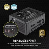 Corsair RM1000x SHIFT Plus Gold Reacondicionado, Fuente de alimentación de PC negro