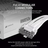 Corsair RM850e White Generalmente reacondicionado, Fuente de alimentación de PC blanco