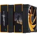 DeepCool AK620 ZERO DARK ZORIA, Disipador de CPU negro/Naranja