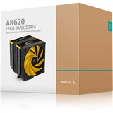 DeepCool R-AK620-BKNPMN-E, Disipador de CPU negro/Naranja