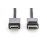 Digitus Cable adaptador DisplayPort > HDMI, UHD 4K negro