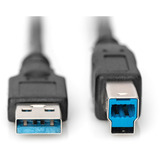 Digitus Cable de conexión USB 3.2 Gen 1 USB-A > USB-B negro