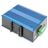 Digitus DN-650106 switch Fast Ethernet (10/100) Negro, Azul, Interruptor/Conmutador Fast Ethernet (10/100), Bidireccional completo (Full duplex), Montaje de pared