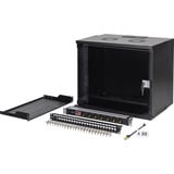 Digitus Set de red SOHO Pro 19" 540x400 mm (AnxP), Armario IT negro