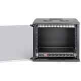 Digitus Set de red SOHO Pro 19" 540x400 mm (AnxP), Armario IT negro