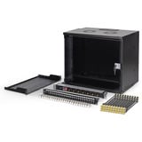 Digitus Set de red SOHO Pro 19" 540x400 mm (AnxP), Armario IT negro