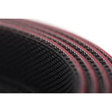 Digitus Sistema de gestión de cables con cinta de velcro, cinta de cabeza de seta, Administración de cables negro