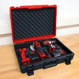 EINHELL 4530049 Caja de herramientas Plástico Rojo rojo/Negro, Caja de herramientas, Plástico, Rojo, 30 kg, Bisagra, 550 mm