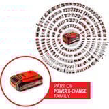 EINHELL Batería Power-X-Change Plus 18 Voltios 4,0 Ah rojo/Negro