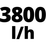 EINHELL GC-GP 6538 650 W 3,6 bar 3800 l/h, Bomba rojo/Negro, 650 W, 3,6 bar, 3800 l/h, Negro, Rojo, Plata