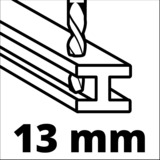 EINHELL TC-ID 1000 E Kit, Taladradora de impacto rojo/Negro