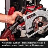 EINHELL TP-VC 36/30 S Auto, 2347143, Aspiradora en húmedo y en seco rojo/Acero fino