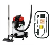 Einhell TE-VC 1925 SA 25 L Aspiradora de tambor Seca y húmeda 2600 W Bolsa para el polvo, Aspiradora en húmedo y en seco rojo, 2600 W, Aspiradora de tambor, Seca y húmeda, Bolsa para el polvo, 25 L, 72 dB