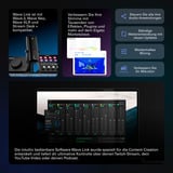 Elgato Wave 3 Negro Micrófono de superficie para mesa negro, Micrófono de superficie para mesa, 70 - 20000 Hz, 24 bit, 96 kHz, Alámbrico, USB