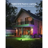Govee Focos exteriores, Luz de LED 