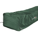 High Peak Ultra Pak 500 ECO, Saco de dormir verde oscuro/Rojo