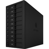 ICY BOX IB-3810-C31 caja para disco duro externo Caja de disco duro (HDD) Negro 3.5", Caja de unidades negro, Caja de disco duro (HDD), 3.5", SATA, Serial ATA II, Serial ATA III, 10 Gbit/s, Hot-swap, Negro