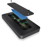 ICY BOX IB-DK2108M-C Alámbrico USB 3.2 Gen 1 (3.1 Gen 1) Type-C Antracita, Caja de unidades negro, Alámbrico, USB 3.2 Gen 1 (3.1 Gen 1) Type-C, 100 W, Antracita, MicroSD (TransFlash), SD, SSD