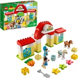 LEGO DUPLO 10951 Establo con Ponis, Set con Caballos de Juguete, Juegos de construcción Set con Caballos de Juguete, Juego de construcción, 2 año(s), Plástico, 65 pieza(s), 857 g