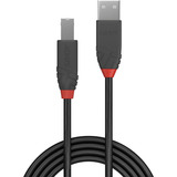 Lindy Cable USB 2.0 Tipo A a B, Anthra Line negro