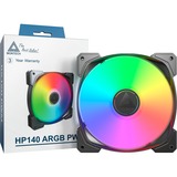 Montech HP140 ARGB PWM, Ventilador negro