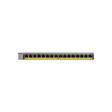 Netgear GS116LP No administrado Gigabit Ethernet (10/100/1000) Energía sobre Ethernet (PoE) Negro, Interruptor/Conmutador No administrado, Gigabit Ethernet (10/100/1000), Energía sobre Ethernet (PoE), Montaje en rack