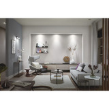 Philips Hue Foco empotrable White & Color Ambiance Centura paquete de 3, Luz de LED plateado