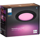 Philips Hue Hue White & Color Ambiance Slim Lámpara empotrable 170 mm, Luz de LED negro